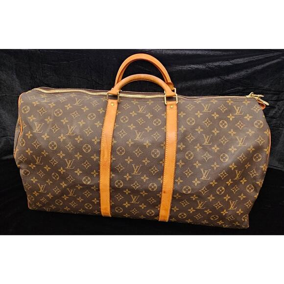 Louis Vuitton Vintage Keepall 55 Monogram Travel Bag - Picture 1 of 16